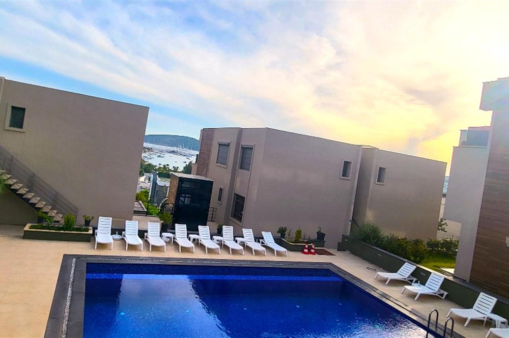 Bodrum Eskiçeşme Havuzlu Site İçinde Satılık 2+1 Rezidans Daire