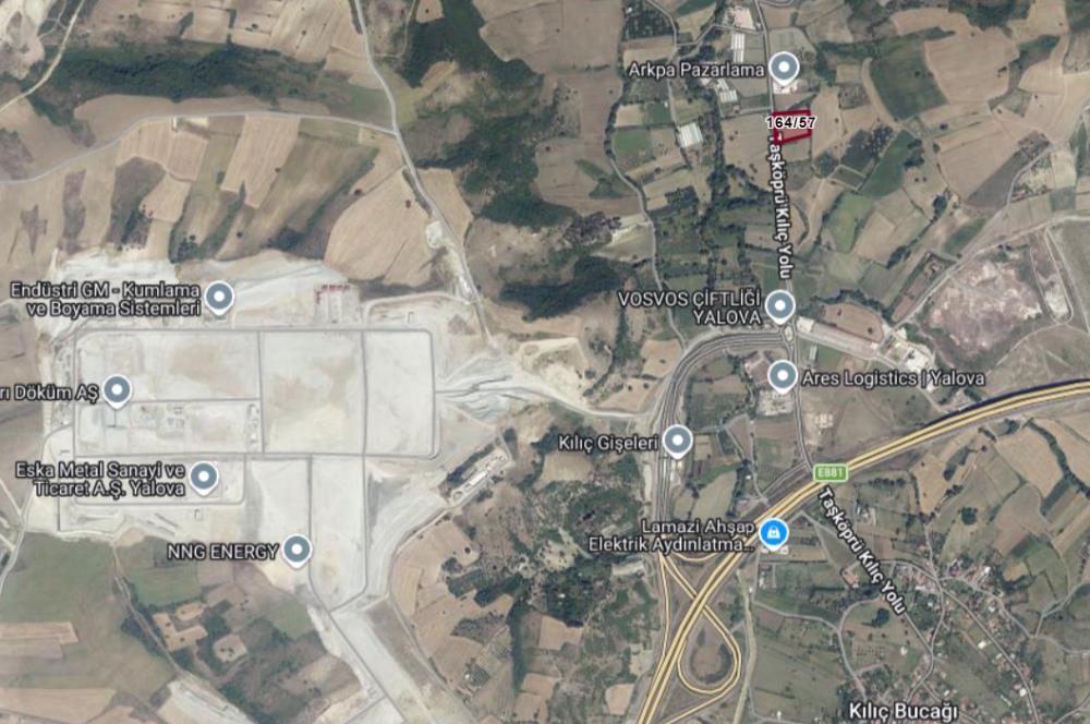 AVRASYA VE MAKİNE İHTİSAS OSB'LERİNE ÇOK YAKIN 7213M² MÜSTAKİL SATILIK TARLA