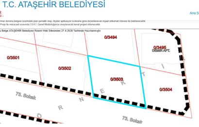 ATAŞEHİR FERHATPAŞA' DA SATILIK İMARLI 285 M2 ARSA