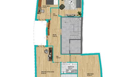 CENTURY 21 BAL'DAN 2+1 MİRZABEY MAHALLESİNDE TERS DUBLEKS