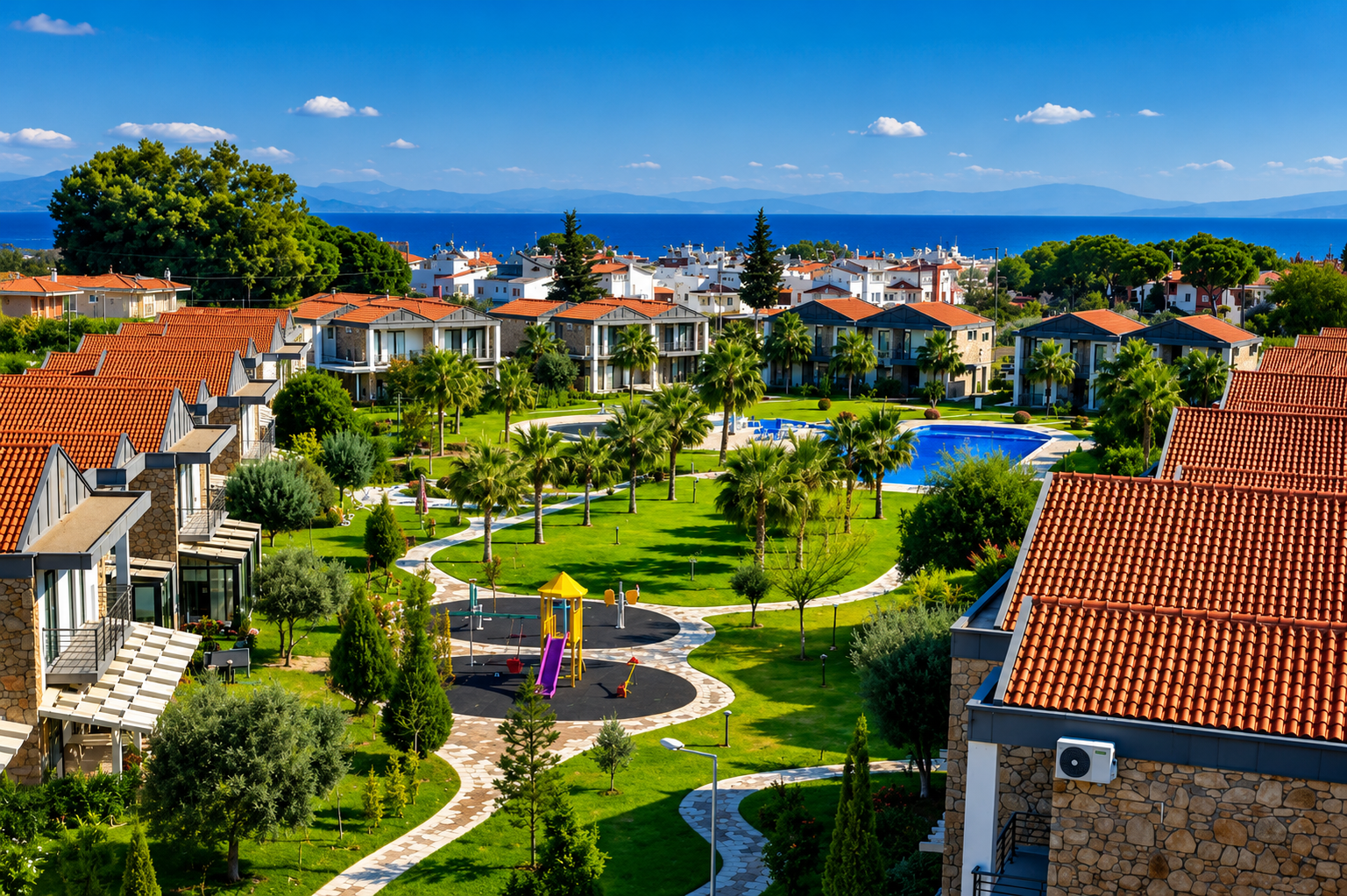 Datça Arbetta Complexia Satılık 1+1 Bahçe katı