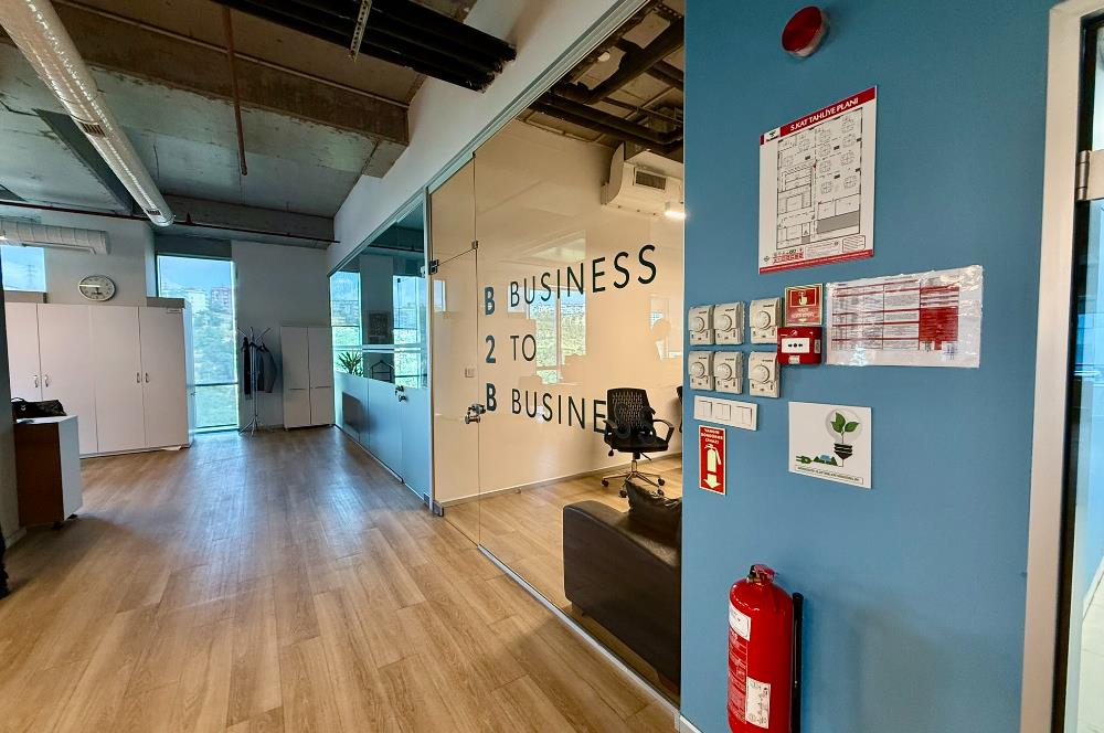 Kağıthane Kiralık Ofis Dubleks 630m2+200m2 Teraslı Polat Ofis