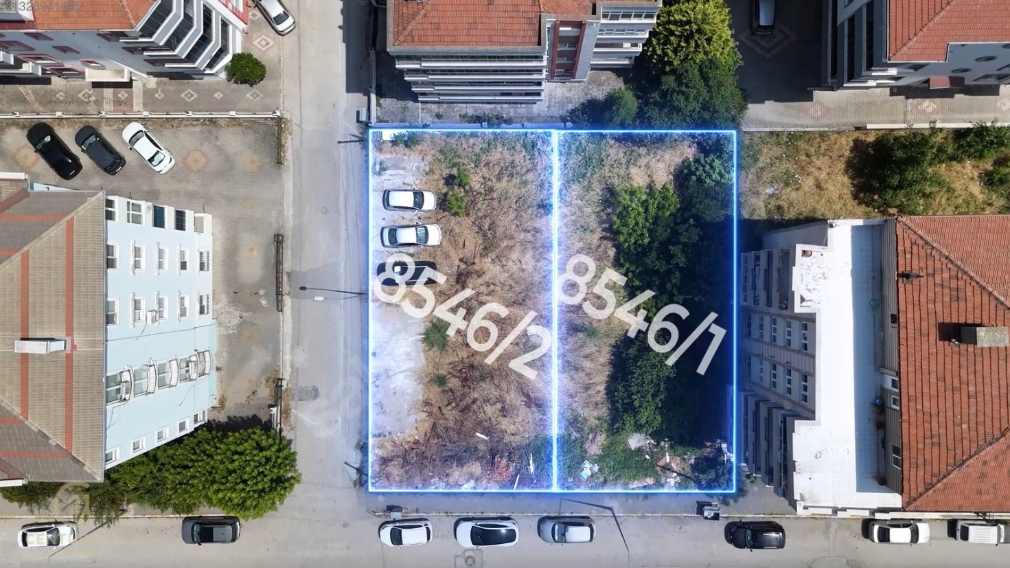 BALIKESİR BAHÇELİEVLER'DE 644 m² 5 KAT İMARLI KÖŞE PROJELİK ARSA