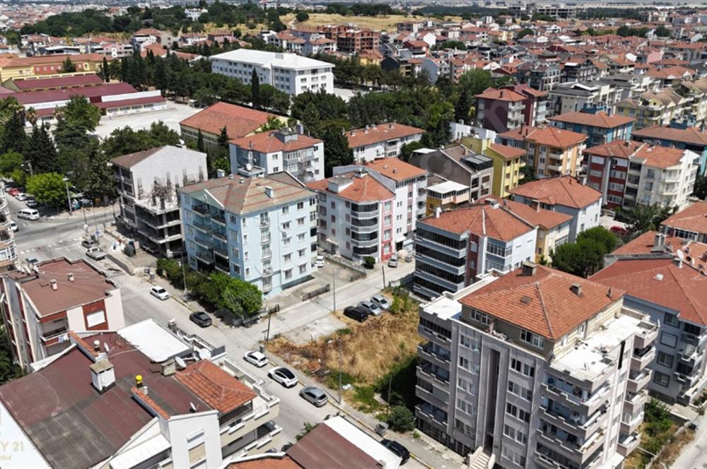 BALIKESİR BAHÇELİEVLER'DE 644 m² 5 KAT İMARLI KÖŞE PROJELİK ARSA