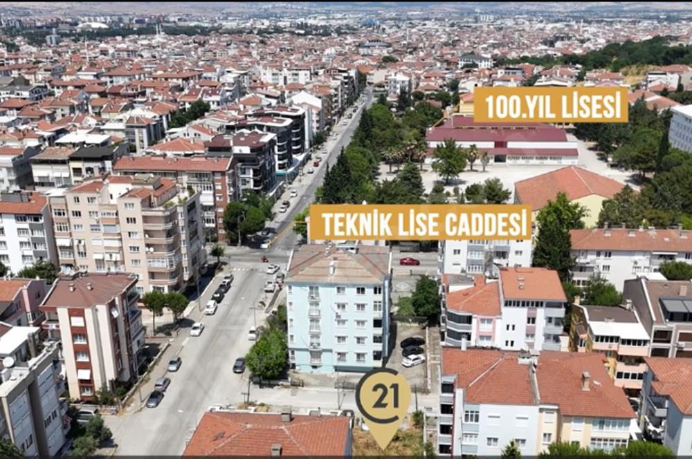 BALIKESİR BAHÇELİEVLER'DE 644 m² 5 KAT İMARLI KÖŞE PROJELİK ARSA