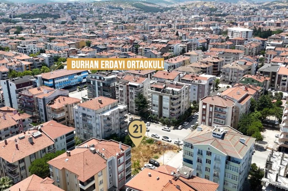 BALIKESİR BAHÇELİEVLER'DE 644 m² 5 KAT İMARLI KÖŞE PROJELİK ARSA