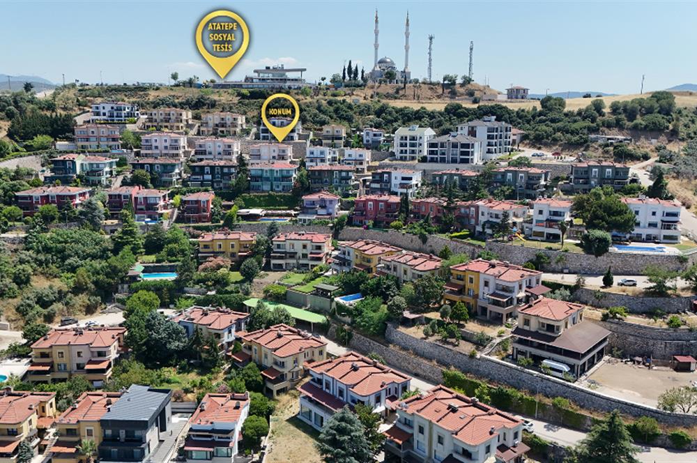 C21 Cius; Harmankaya Villaları'nda Deniz Manzaralı Bahçeli 3+2 Villa