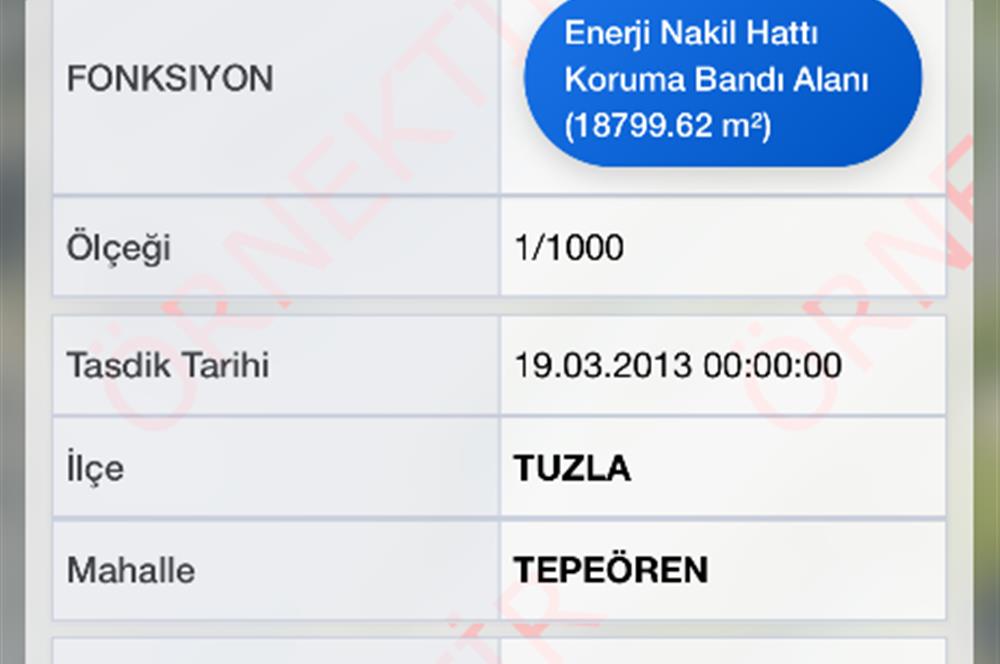 SERHAT PALUT DAN TEPEÖREN DE YATIRIMLIK ARSA