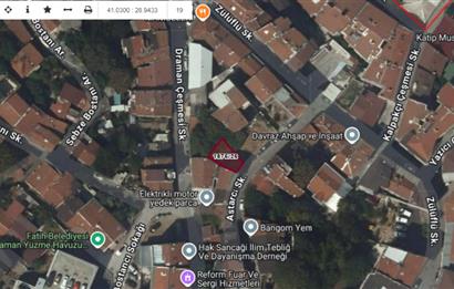 Balat'ın Merkezinde Konut İmarlı 80,36 m² Satılık Arsa