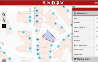 Balat'ın Merkezinde Konut İmarlı 80,36 m² Satılık Arsa
