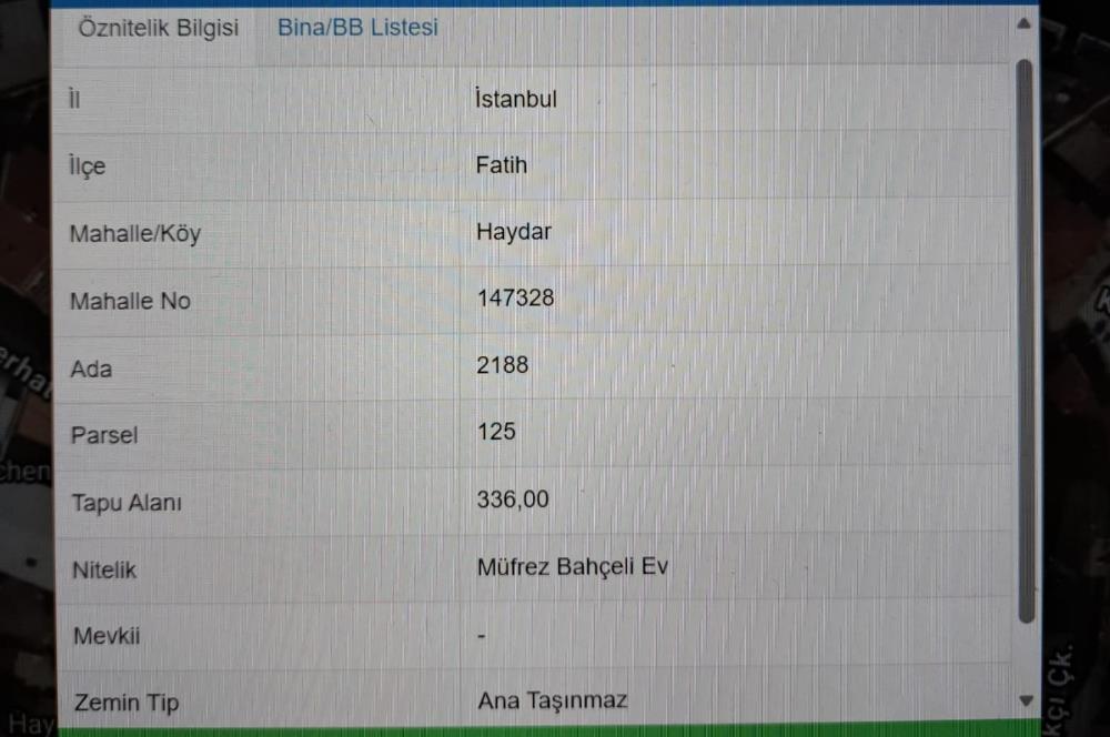 Fatih Cibali'de Satılık 6+2 Bahçeli Müstakil Ev ve Arsası