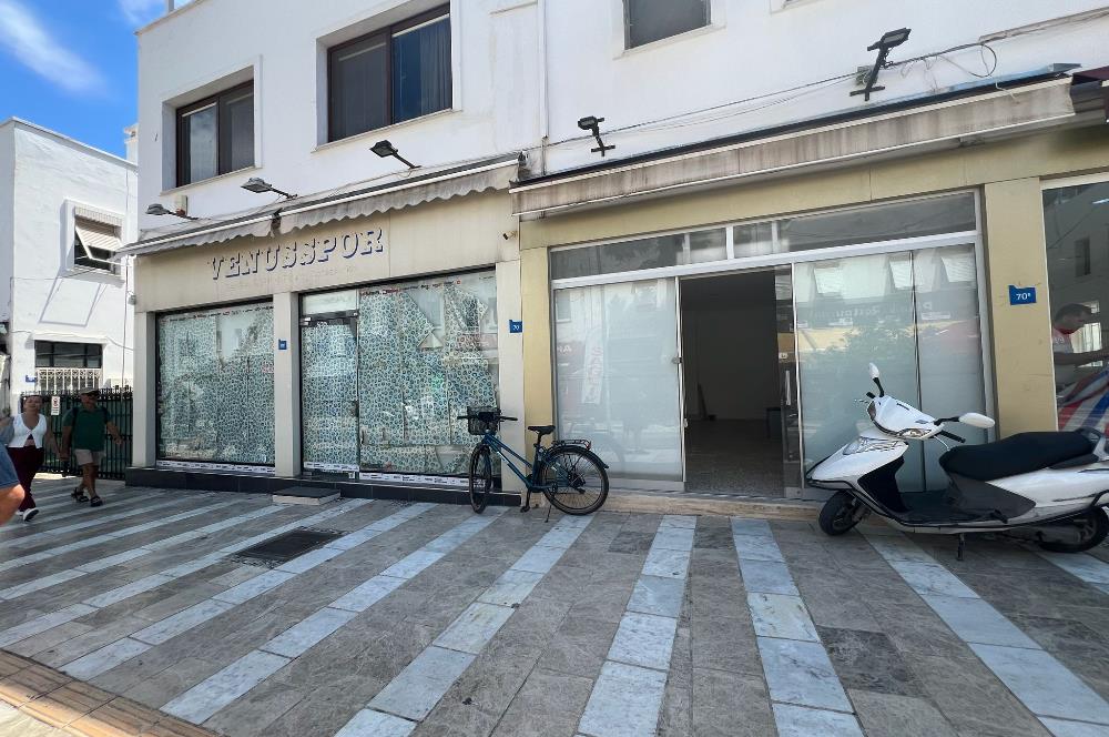 Bodrum Atatürk Caddesi'nde Kiralık 55 m² Dükkan