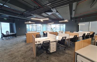 Skyland Kiralık Ofis 467m2 Dekorasyonlu +KDV Avantajlı