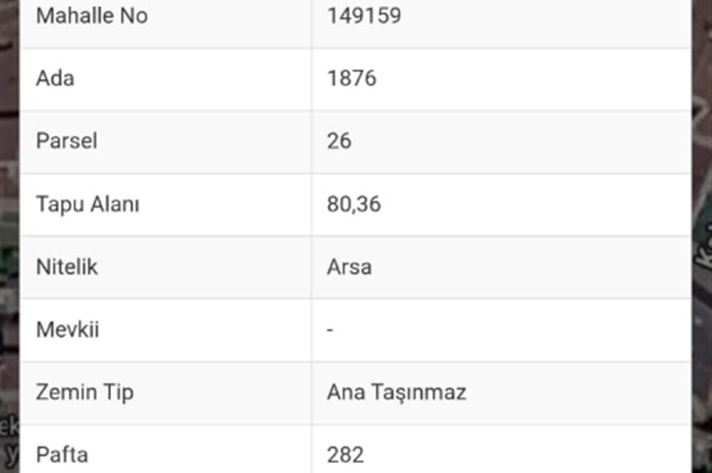 Balat'ın Merkezinde Konut İmarlı 80,36 m² Satılık Arsa