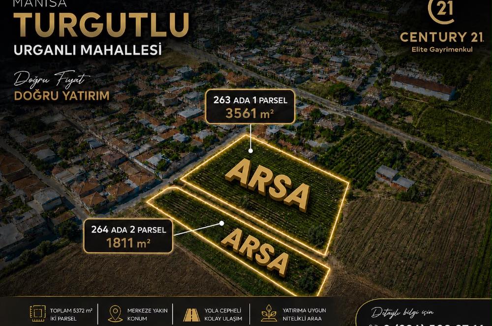 CENTURY 21 Eliteden Urganlıda Yatırımlık Fırsat Arsa