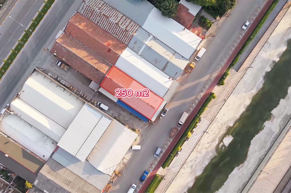 AVLU KARŞISINDA 250 m2 SATILIK İMALATHANE-DÜKKAN