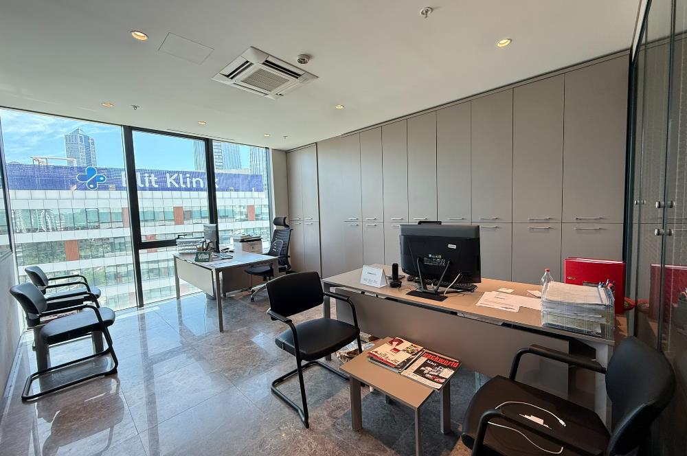 PortaVadi Satılık Ofis 165m2 Dekorasyonlu Boş Ofis KDV Avantajlı