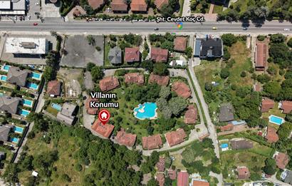 Sapanca Kırkpınar 6+1 425 net Site İçerisinde Lüks Villa