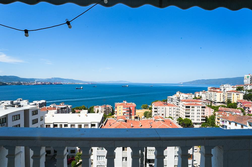 C21 Cius; Yıldırım Sitesi'nde Deniz Manzaralı 3+1 Ara Kat Daire