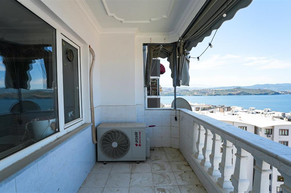 C21 Cius; Yıldırım Sitesi'nde Deniz Manzaralı 3+1 Ara Kat Daire