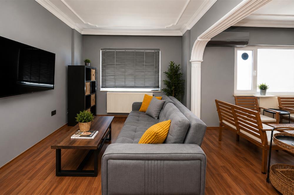 C21 Cius; Yıldırım Sitesi'nde Deniz Manzaralı 3+1 Ara Kat Daire