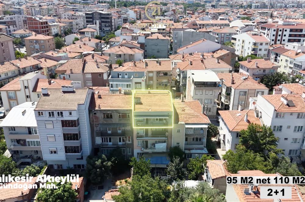 1.GÜNDOĞAN MAHALLESİNDE 2+1 SATILIK DAİRE CENTRUY21 BAL'DAN