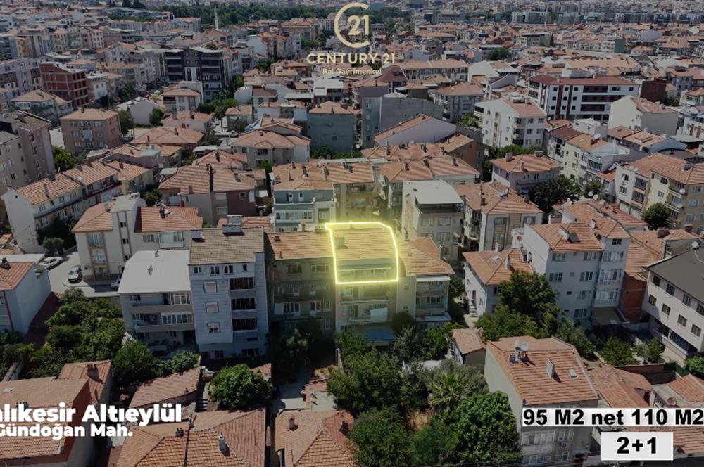 1.GÜNDOĞAN MAHALLESİNDE 2+1 SATILIK DAİRE CENTRUY21 BAL'DAN