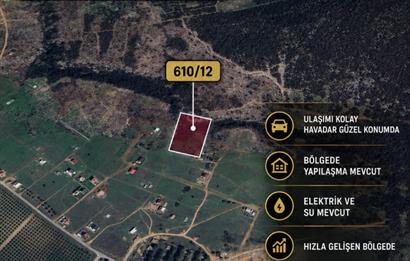 DİDİM 1. BALOVADA SATILIK 322 M2 VİLLA ARSASI