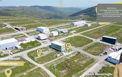 C21 BAL'DAN ATATEPE SANAYİ SİTESİNDE KÖŞE PARSEL SATILIK ARSALAR