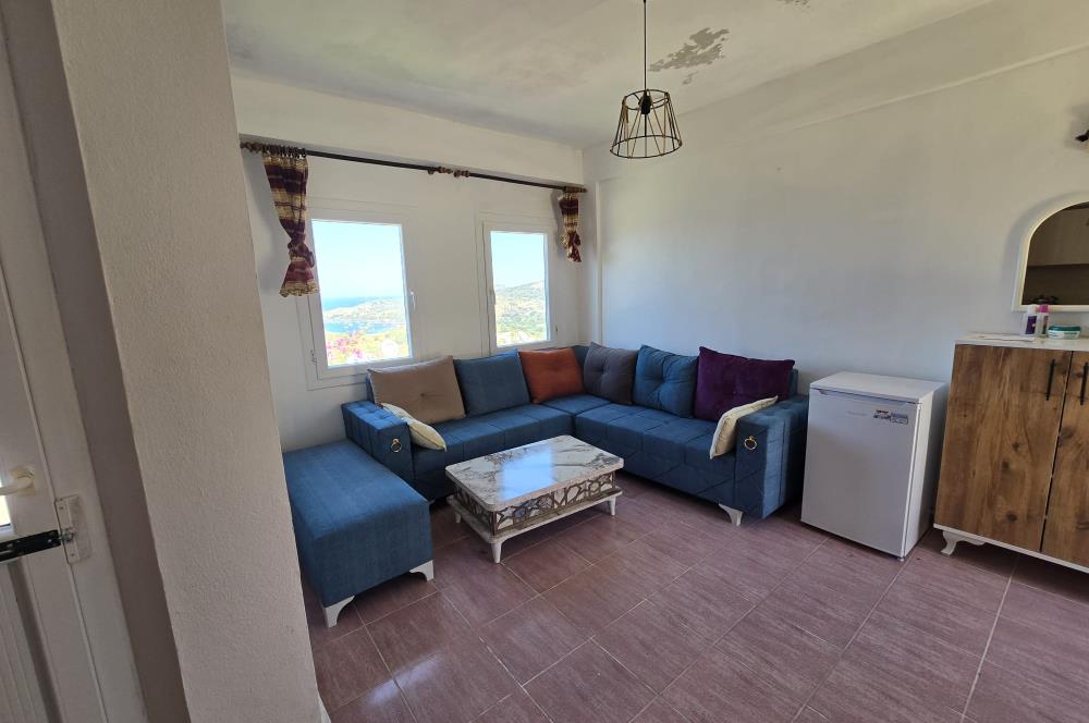 Bodrum Gümüşlükte Deniz Manzaralı Kiralık 2+1 Dubleks