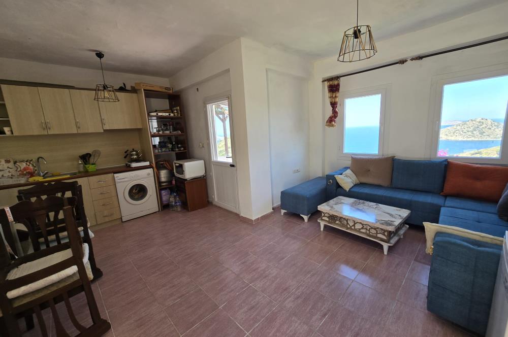 Bodrum Gümüşlükte Deniz Manzaralı Kiralık 2+1 Dubleks