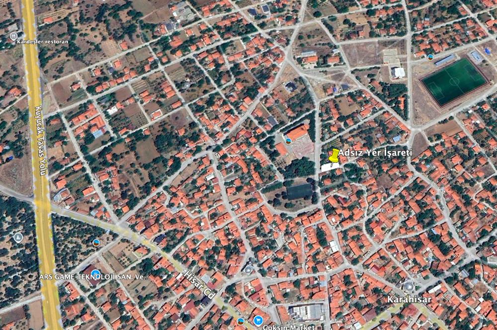 Denizli Tavas Karahisar'da Satılık Yatırımlık Arsa