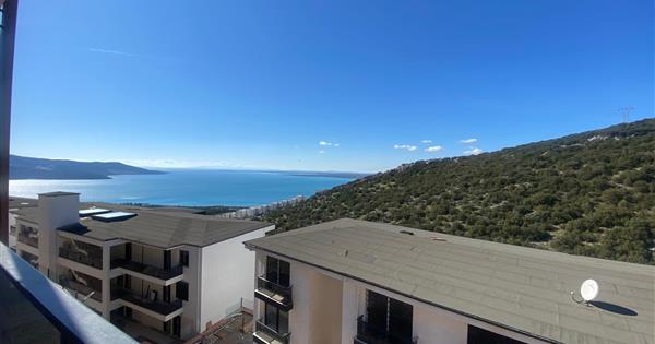 DİDİM/AKBÜK SKYLINE SITESI DENİZ VE DOĞA MANZARALI SATILIK 1+1 - 35870