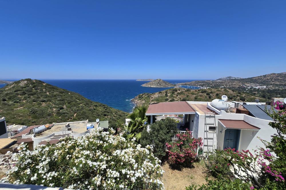 Bodrum Gümüşlükte Deniz Manzaralı Kiralık 2+1 Dubleks