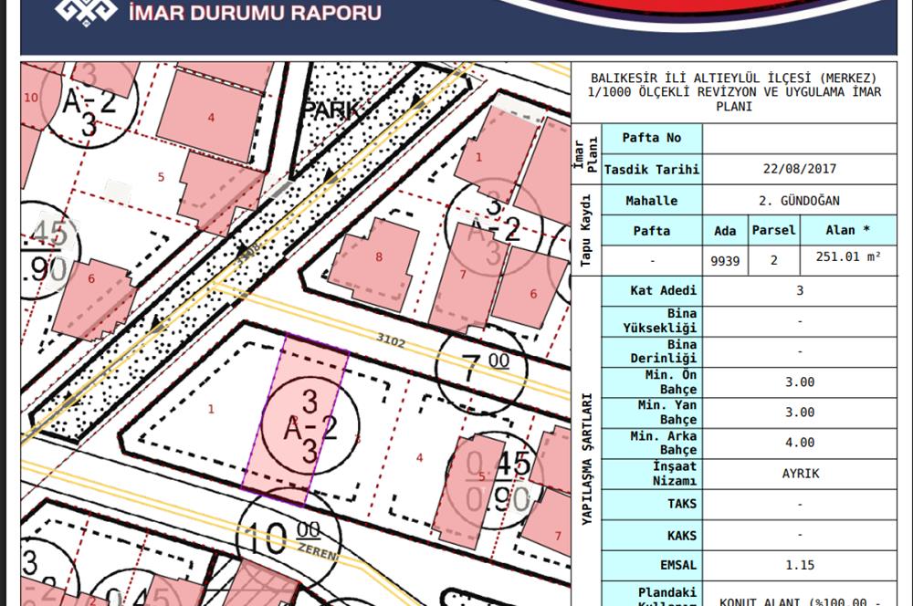 CENTURY21 BAL'DAN CENGİZ TOPEL YAKINI ARSA