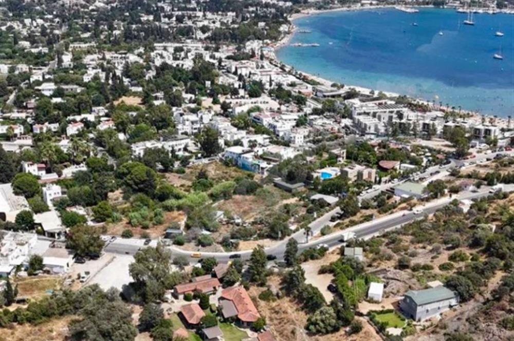 BODRUM BİTEZ AKTUR'A YAKIN CADDE CEPHELİ DENİZ MANZARALI ARSA HİSSESİ