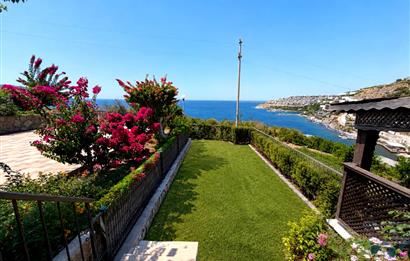 Bodrum Gündoğan Satılık 2+1 Villa Deniz Manzaralı Özel Plajlı