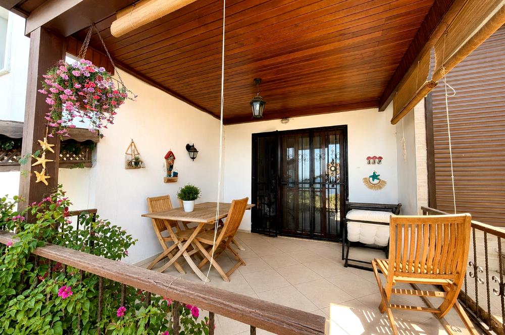 Bodrum Gündoğan Satılık 2+1 Villa Deniz Manzaralı Özel Plajlı