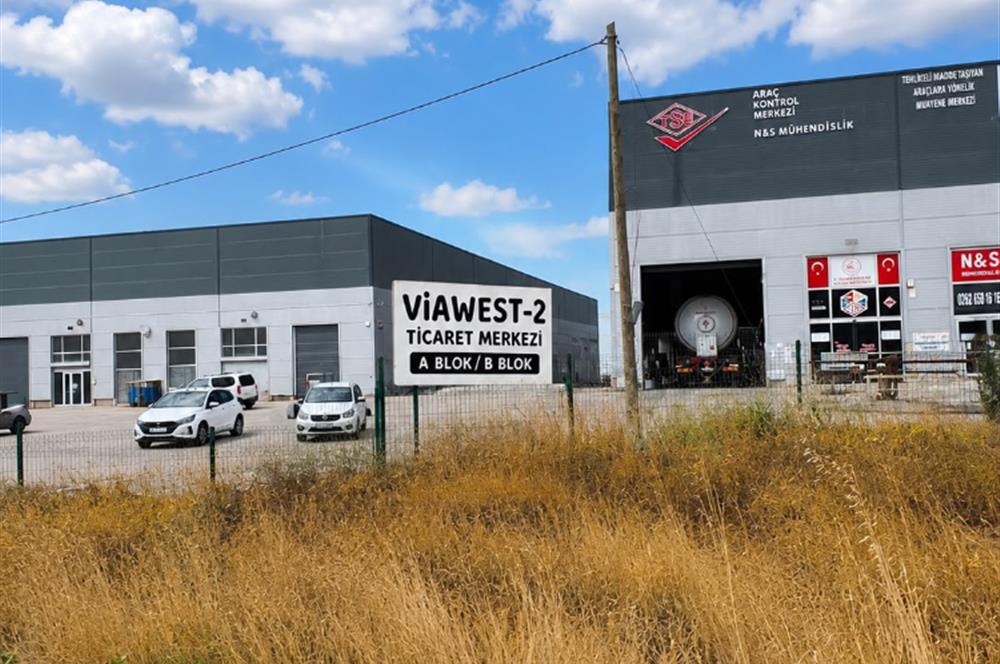VİAWEST-2 SANAYİ SİTESİNDE SATILIK İMALATHANE / DEPO / DÜKKAN