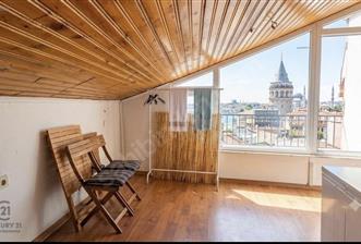 Galata Kulesi'ne Komşu FIRSAT Kiralık 1+0 Çatı Katı - 2 - 35991