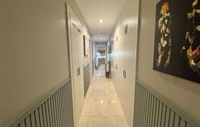 Tema İstanbul'da havuza cephe bahçe katı 4+1 kiralık daire