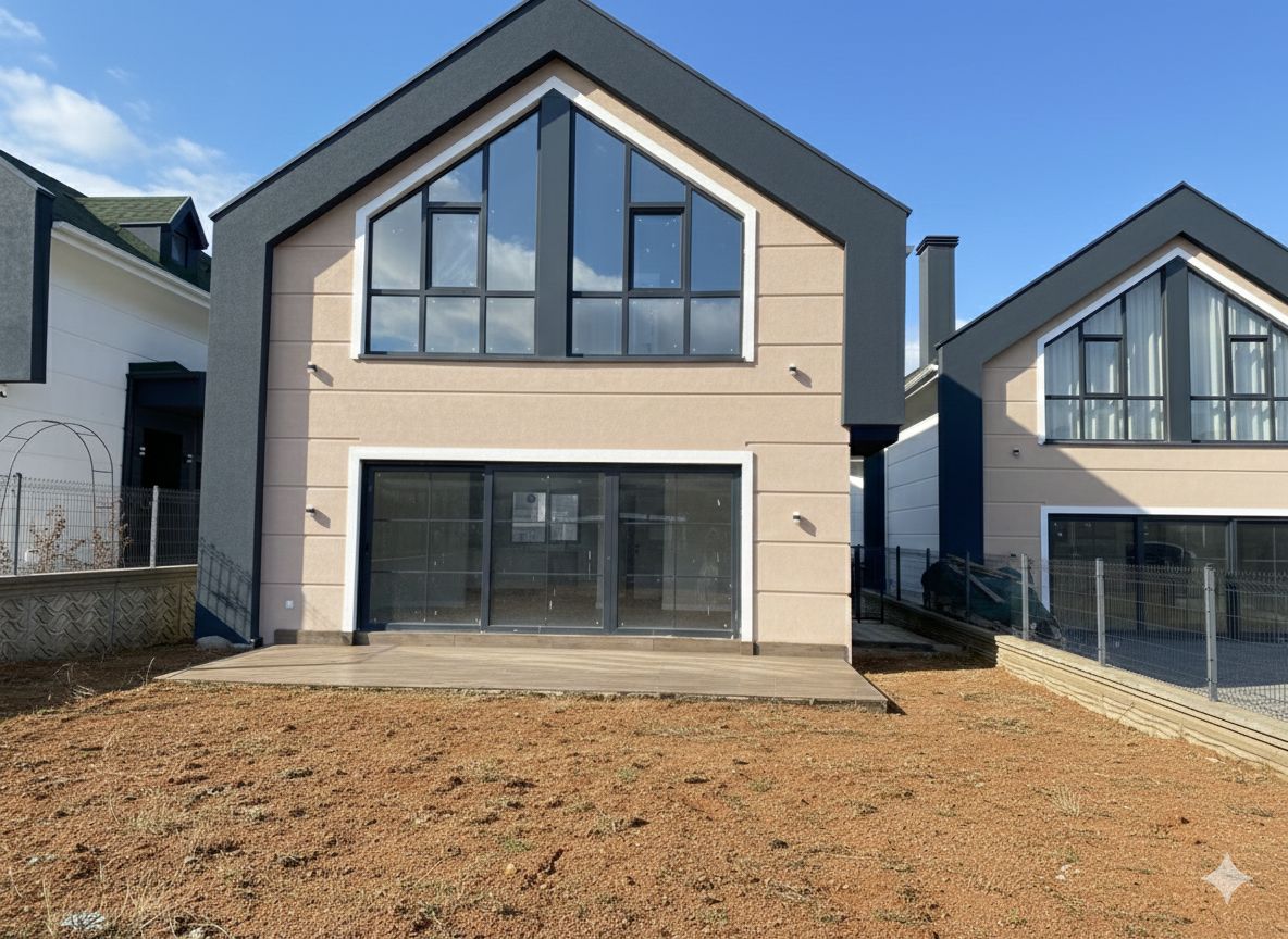 Loft Doğa Koru Evlerinde Mobilyalı Şömineli Villa