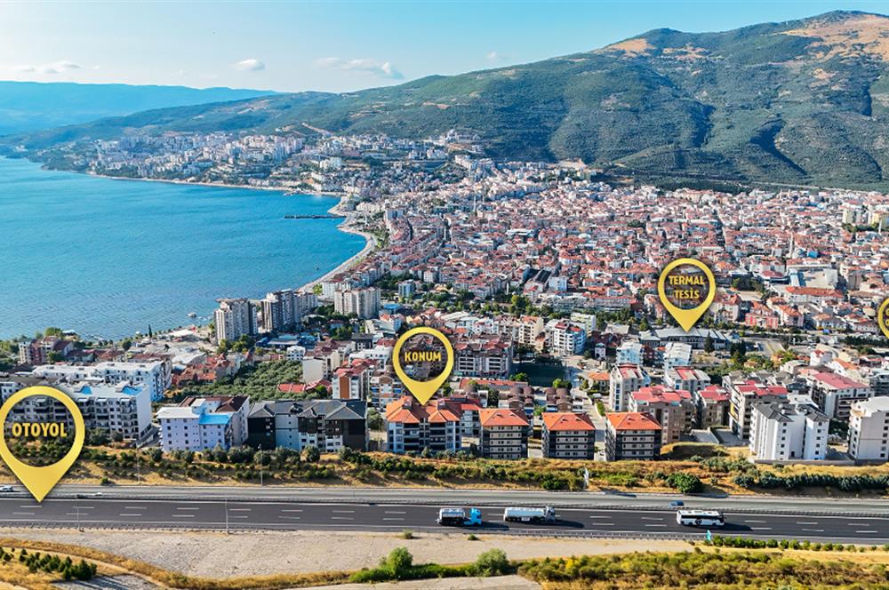C21 Cius; Hisar Mahallesinde Deniz Manzaralı 3+1 Satılık Daire