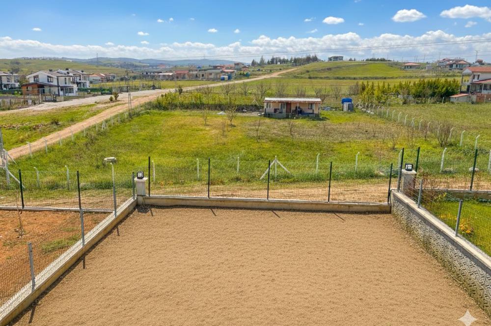Loft Doğa Koru Evlerinde Mobilyalı Şömineli Villa