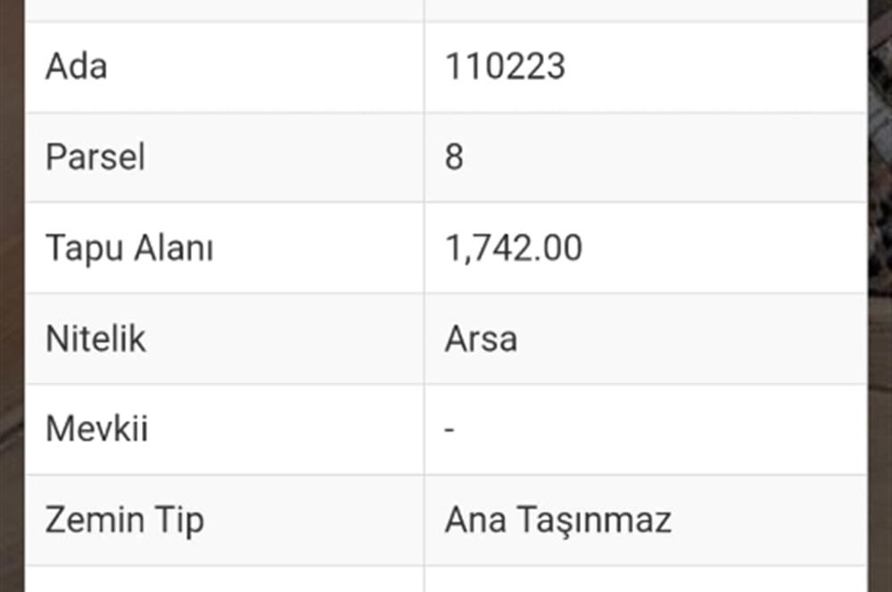 Gölbaşı Hacılar Satılık 1742. m2 Villa İmarlı Arsa