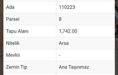 Gölbaşı Hacılar Satılık 1742. m2 Villa İmarlı Arsa