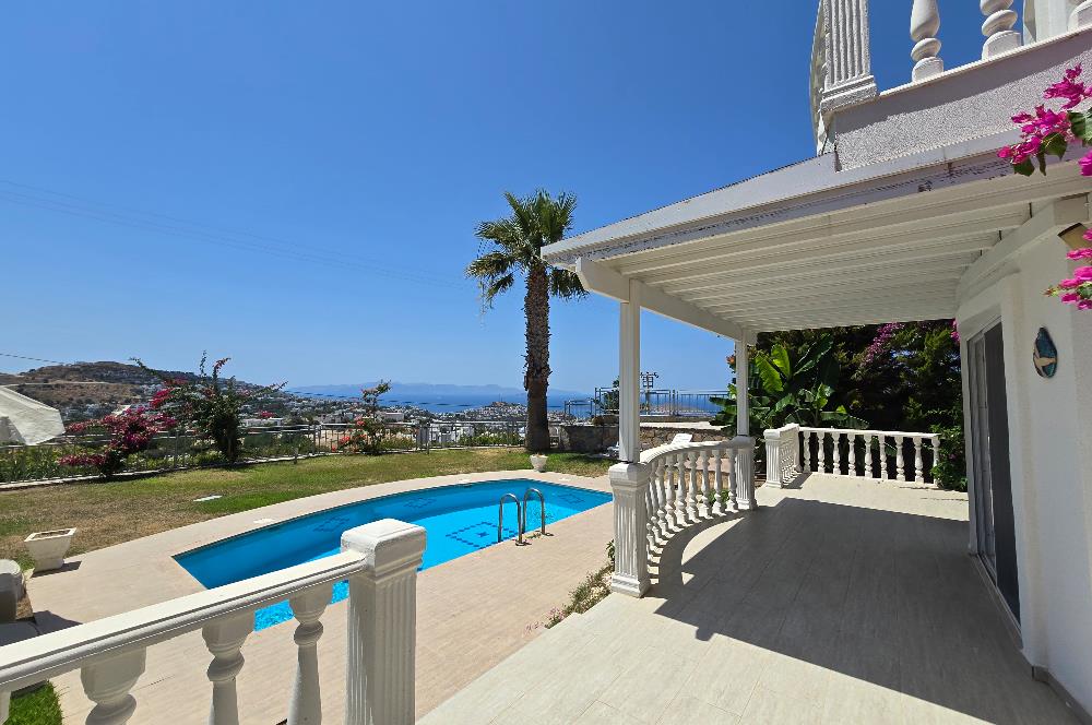 Bodrum Yalıkavak Holiday Gardens Sitesinde Satılık Deniz Manzaralı Özel Havuzlu Müstakil Bahçeli Villa