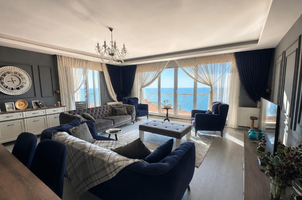 CENTURY 21'DEN ORDU ALTINORDU GÜZELYALI MAHALLESİ'NDE SATILIK LÜKS DENİZ MANZARALI DAİRE