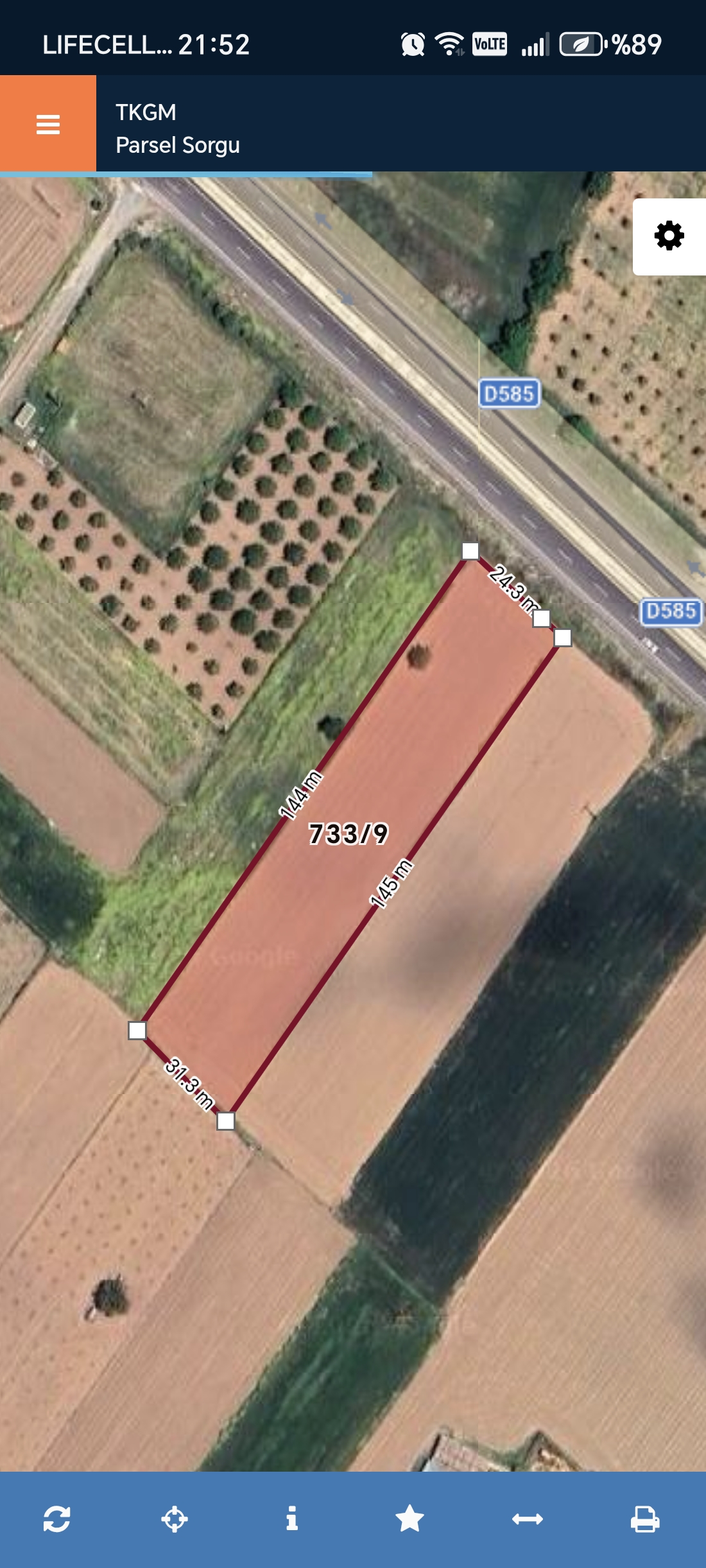 C21 Loft'tan Tavas Yaka Mahallesinde Anayol Cepheli Satılık Tarla 