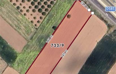 C21 Loft'tan Tavas Yaka Mahallesinde Anayol Cepheli Satılık Tarla 